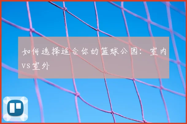 如何选择适合你的篮球公园:室内vs室外